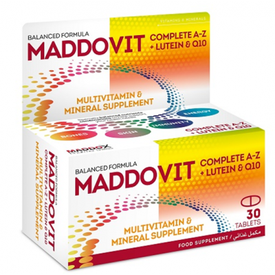 MADDOVIT COMPLETE A-Z MULTIVITAMIN & MINERAL SUPPLEMENT 30 TABLETS
